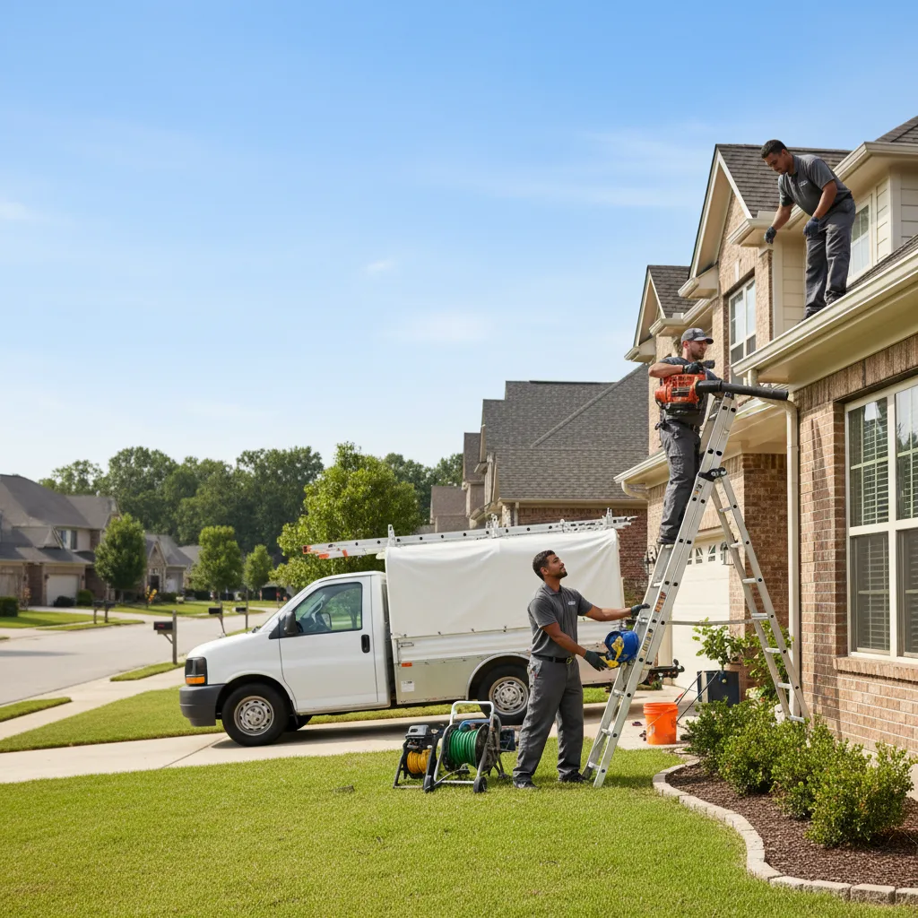 Home Gutter Service in Leslie, AR near me